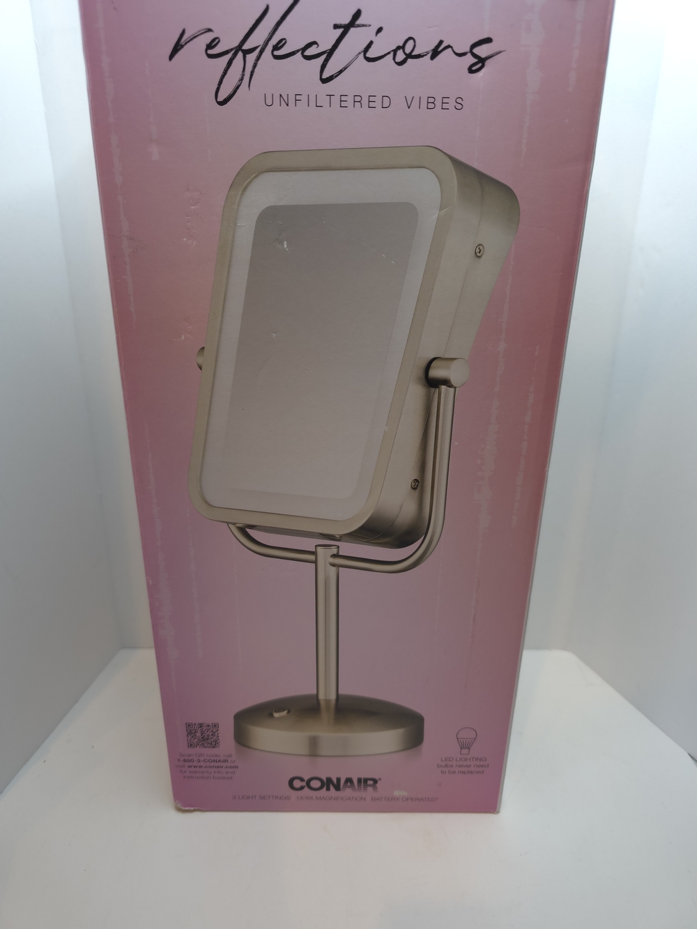 Conair Reflections Lighted Vanity Mirror -brand New In Box!!